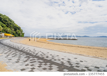 Scenery around Nishiura Beach in Gamagori City (Aichi Prefecture) Scenery around Nishiura Beach in Gamagori City (Aichi Prefecture) 135777455