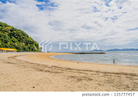 Scenery around Nishiura Beach in Gamagori City (Aichi Prefecture) Scenery around Nishiura Beach in Gamagori City (Aichi Prefecture) 135777457