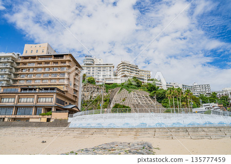 愛知縣蒲郡市西浦海灘週邊的景色 愛知縣蒲郡市西浦海灘週邊的景色 135777459