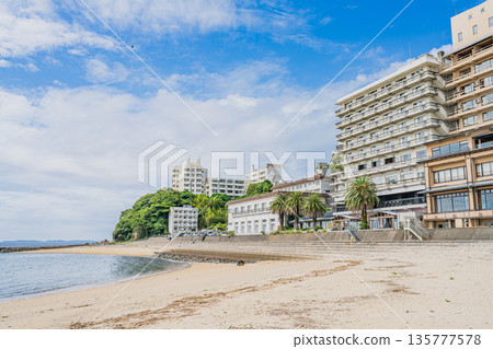 愛知縣蒲郡市西浦海灘週邊的景色 愛知縣蒲郡市西浦海灘週邊的景色 135777578
