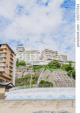 愛知縣蒲郡市西浦海灘週邊的景色 愛知縣蒲郡市西浦海灘週邊的景色 135777581