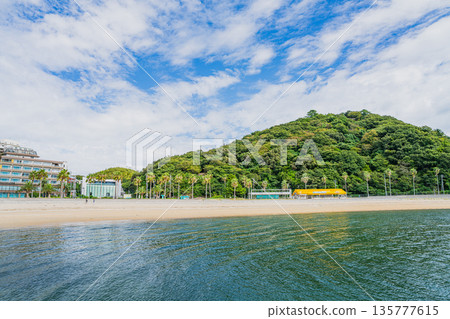 愛知縣蒲郡市西浦海灘週邊的景色 135777615