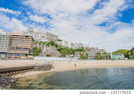 愛知縣蒲郡市西浦海灘週邊的景色 135777618