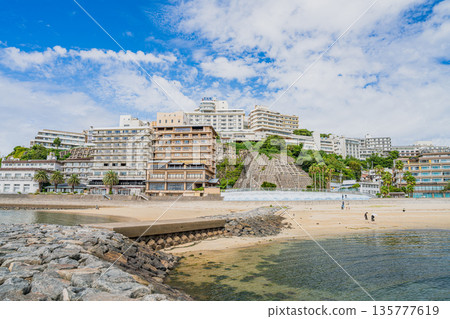 愛知縣蒲郡市西浦海灘週邊的景色 135777619