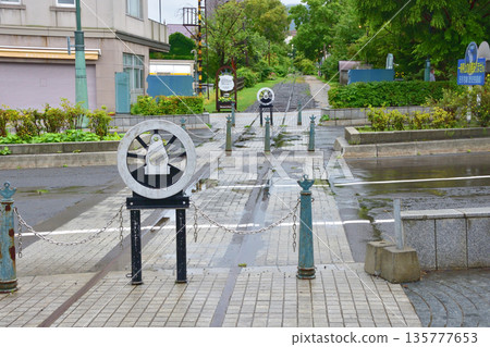 北海道小樽市小樽站附近的風景(夏雨,2023年) 北海道小樽市小樽站附近的風景(夏雨,2023年) 135777653