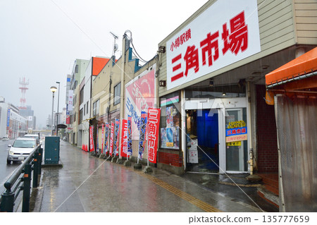 北海道小樽市小樽站附近的風景(夏雨,2023年) 北海道小樽市小樽站附近的風景(夏雨,2023年) 135777659