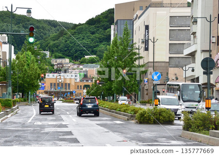 Scenery near Otaru Station, Otaru City, Hokkaido (Summer rain, 2023) 135777669