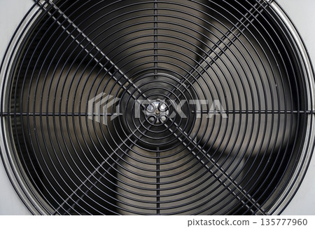 Ventilation Fan in Industrial Cooling Unit Ventilation Fan in Industrial Cooling Unit 135777960