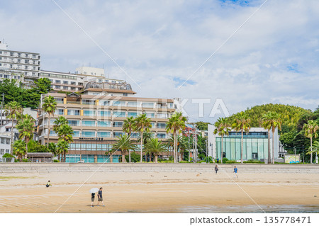Scenery around Nishiura Beach in Gamagori City (Aichi Prefecture) Scenery around Nishiura Beach in Gamagori City (Aichi Prefecture) 135778471