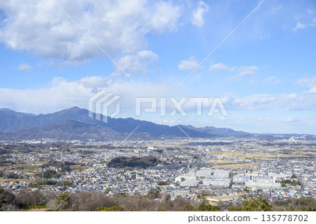 湘南台駒山公園眺望伊勢原冬季一月【神奈川縣平塚市】 湘南台駒山公園眺望伊勢原冬季一月【神奈川縣平塚市】 135778702