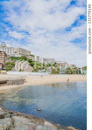 愛知縣蒲郡市西浦海灘週邊的景色 135779140