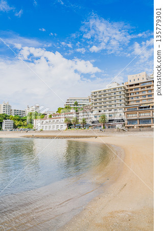 愛知縣蒲郡市西浦海灘週邊的景色 135779301