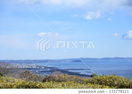 湘南台駒山公園展望台、冬季、1月[神奈川縣平塚市] 135779521
