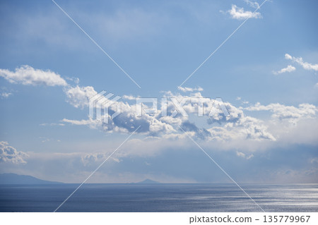 Shonandai Sky and Sea Blue Sky Blue Sea Winter January [Hiratsuka City, Kanagawa Prefecture] 135779967