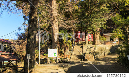 白須神社的冬季,小次郎森林的守護神 白須神社的冬季,小次郎森林的守護神 135780132