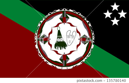 Flag of East New Britain Red, Black, and Yellow Provincial Banner, Symbol of Local Culture, Identity, and Heritage Flag of East New Britain Red, Black, and Yellow Provincial Banner, Symbol of Local Culture, Identity, and Heritage 135780140