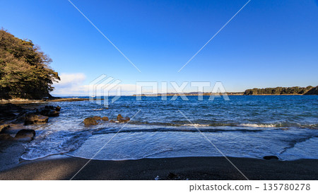 Winter at Aburatsubo Doami Beach 135780278