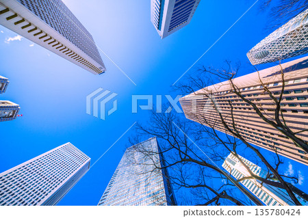Tokyo cityscape in Japan, overlooking Shinjuku's business district, etc. = January 25, 2026 Tokyo cityscape in Japan, overlooking Shinjuku's business district, etc. = January 25, 2026 135780424