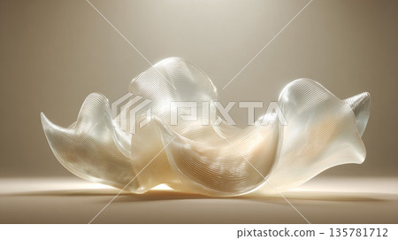 流動玻璃波浪雕塑 4 135781712