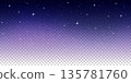 Night sky background with shiny glitter of stars. Light purple outer space. Dark magic universe with transparent effect. Abstract cosmic gradient galaxy with sparkles and golden particles 135781760
