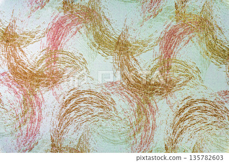 Pink and rose gold textile texture with wavy pattern Pink and rose gold textile texture with wavy pattern 135782603