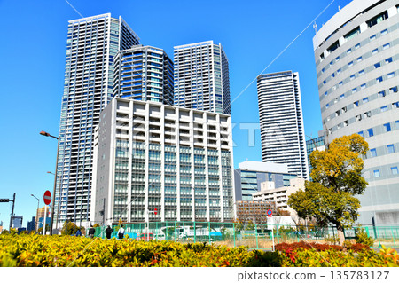 [月島警察署前] 十字路口景觀（東京都中央區）[2026年1月] 135783127