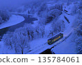 積雪覆蓋的飯山線 135784061