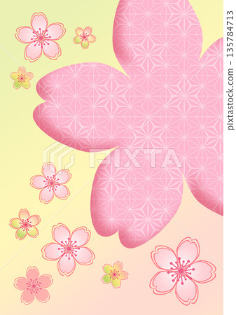 Japanese pattern background 135784713