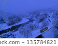 積雪覆蓋的飯山線 135784821