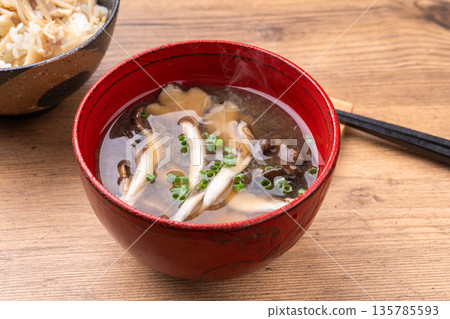 Miutake miso soup Miutake miso soup 135785593