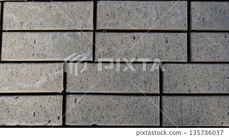 gray paving slabs lined in rows, texture, background gray paving slabs lined in rows, texture, background 135786037