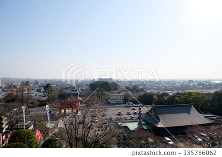 Inuyama City, Aichi Prefecture_View from Naritasan Nagoya Betsuin 1_March 2024 Inuyama City, Aichi Prefecture_View from Naritasan Nagoya Betsuin 1_March 2024 135786062