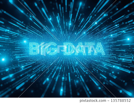 抽象設計背景，描繪了大量資料的累積和規模感。 135788552