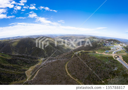 Mt Hotham Village in Australia Mt Hotham Village in Australia 135788817