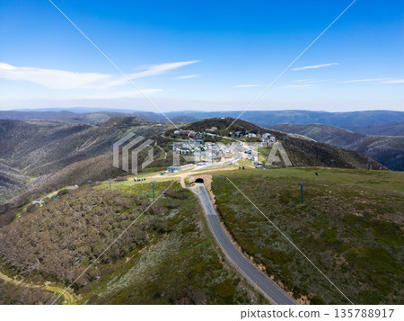 Mt Hotham Village in Australia Mt Hotham Village in Australia 135788917