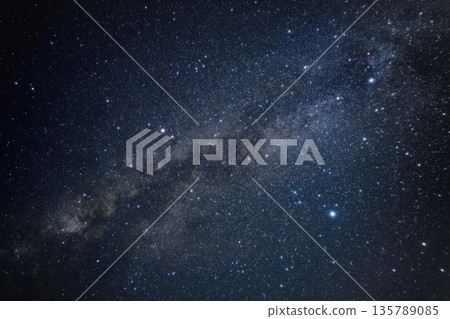 The Milky Way crossing the Summer Triangle The Milky Way crossing the Summer Triangle 135789085