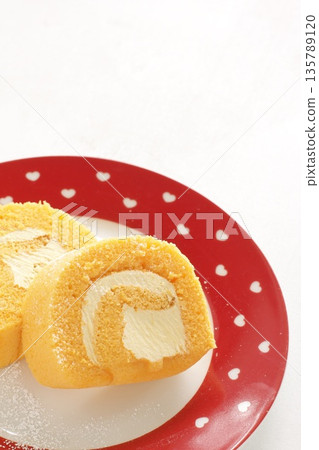 Orange roll cake Orange roll cake 135789120