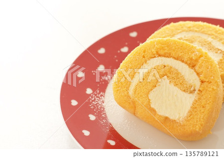Orange roll cake 135789121