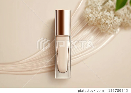 Makeup cosmetics isolation concealer liquid foundation cream natural color 135789543
