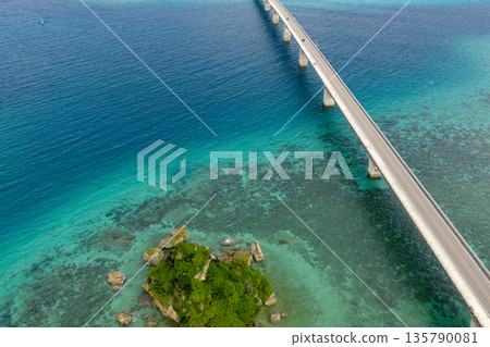 庫裡橋和青蛙島（無人機空拍圖） 135790081