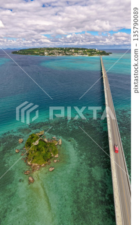 Kouri Island seen from above Frog Island (aerial photography by drone) Kouri Island seen from above Frog Island (aerial photography by drone) 135790089