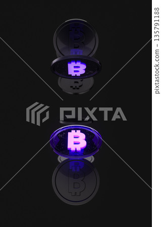 Futuristic cryptocurrency for Web3, AI and decentralized technology. 135791188