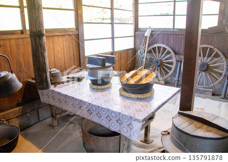 Kitchen of an old private house Kitchen of an old private house 135791878
