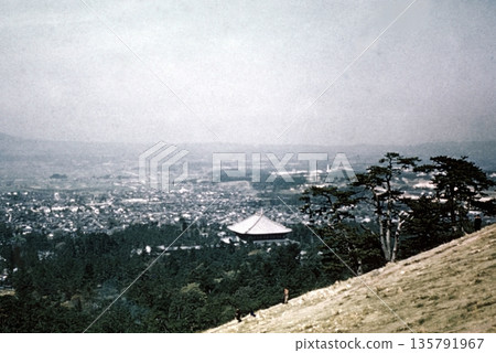 1958年的老照片:從奈良公園若草山俯瞰奈良市全景 1958年的老照片:從奈良公園若草山俯瞰奈良市全景 135791967