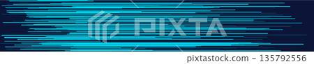 Abstract digital lines on dark background 135792556