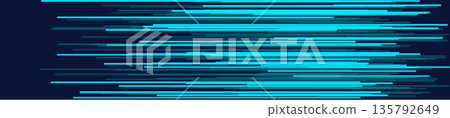 Abstract blue tech lines on dark background 135792649