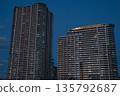 2020年黃昏時的豐洲塔公寓 135792687