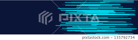 Abstract geometric pattern with blue tech lines 135792734