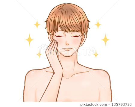 英俊成年男子注重皮膚保養 3 英俊成年男子注重皮膚保養 3 135793753