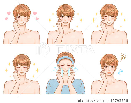 保養洗臉套裝，帥氣成年男士必備 135793756